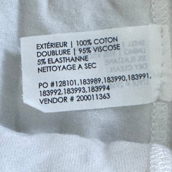 CLUB MONACO White Crochet Drawstring Waist Mini Shorts Boho Festival Sz XS - Picture 8 of 8